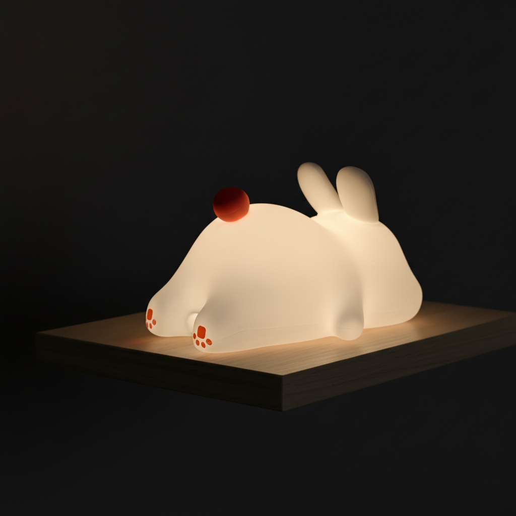 Kinder Nachtlicht Kaninchen Lino Rückseite Pally Shop