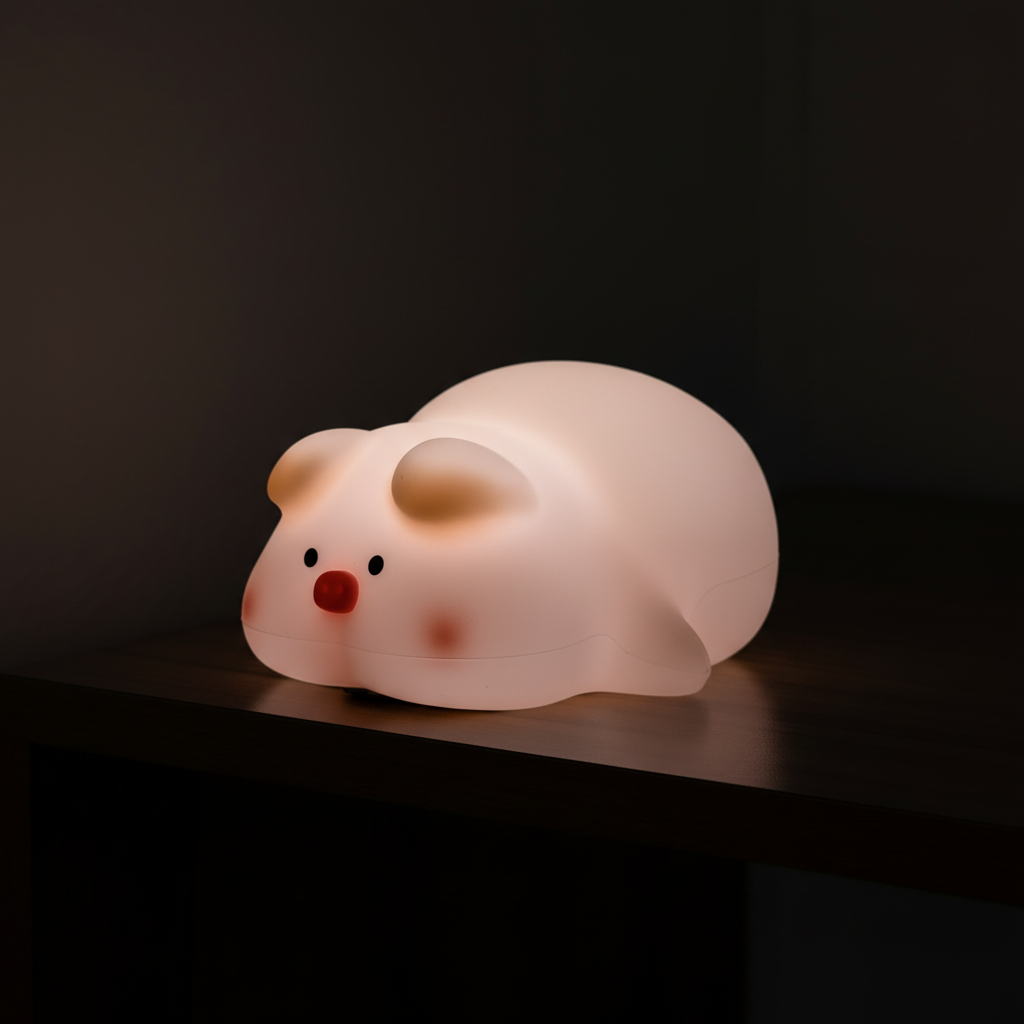 Kinder Nachtlicht Schweinchen Grunz Leucht-Funktion Pally Shop